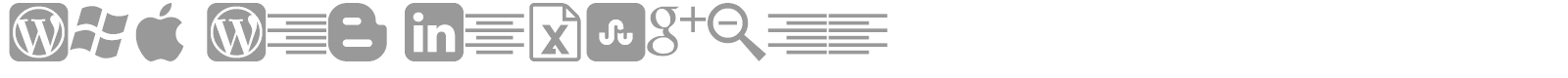 WLM Web Iconized font preview